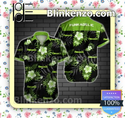 Funkadelic Neon Green Black Summer Shirts
