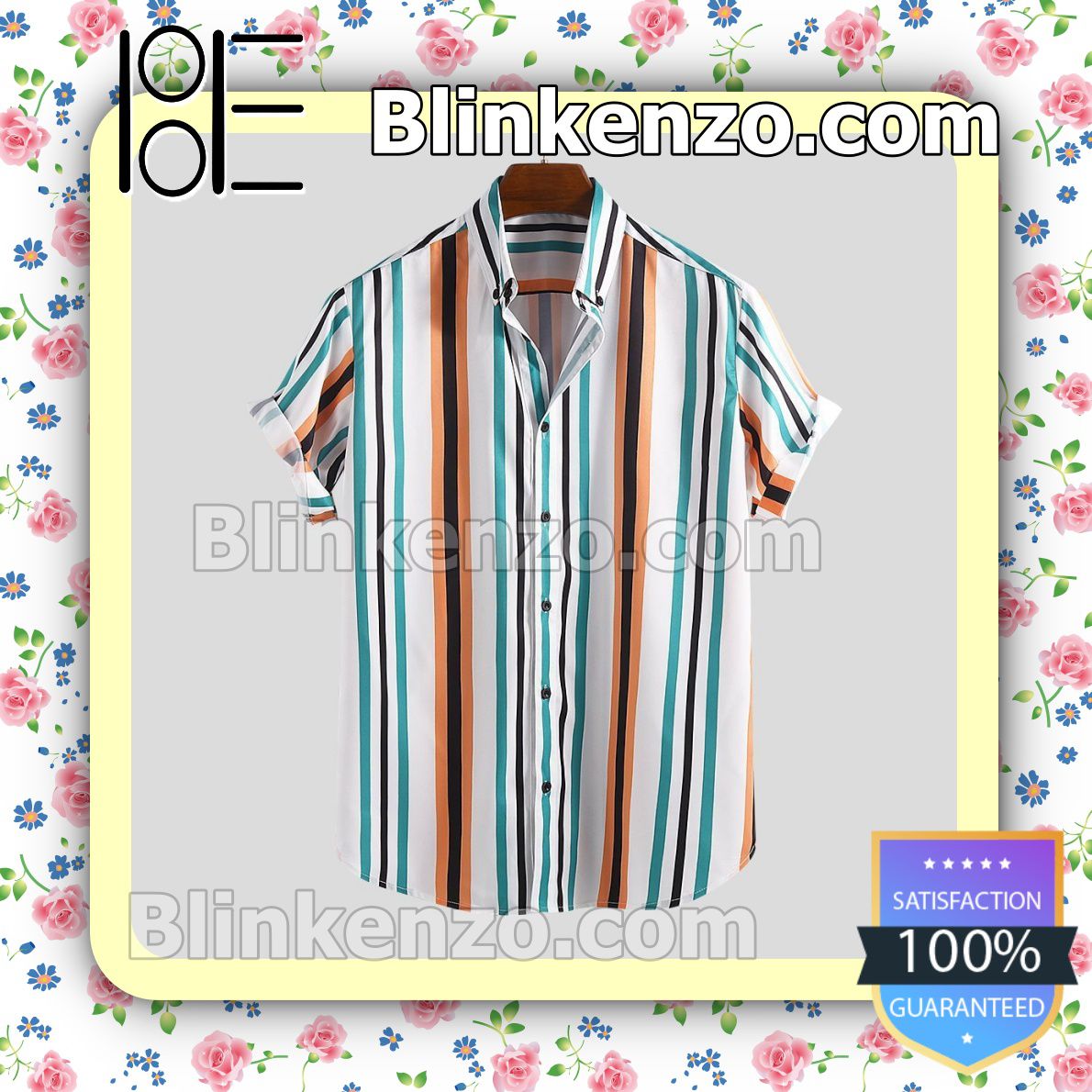 Funny Multicolor Striped Summer Shirts