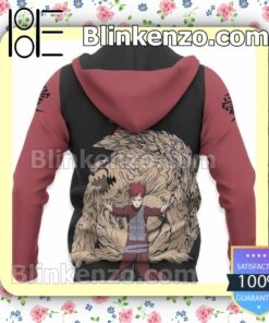 Gaara Naruto Anime Personalized T-shirt, Hoodie, Long Sleeve, Bomber Jacket x