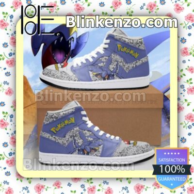 Garchomp Cute Pokemon Air Jordan 1 Mid Shoes