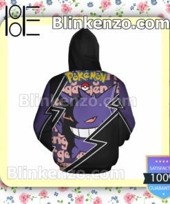 Gengar Costume Pokemon Personalized T-shirt, Hoodie, Long Sleeve, Bomber Jacket b