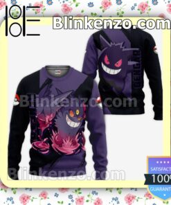 Gengar Pokemon Anime Merch Personalized T-shirt, Hoodie, Long Sleeve, Bomber Jacket a