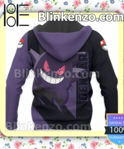 Gengar Pokemon Anime Merch Personalized T-shirt, Hoodie, Long Sleeve, Bomber Jacket x