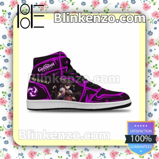 Genshin Impact Beidou Air Jordan 1 Mid Shoes a