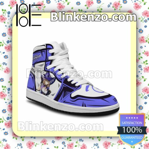 Genshin Impact Lisa Air Jordan 1 Mid Shoes b