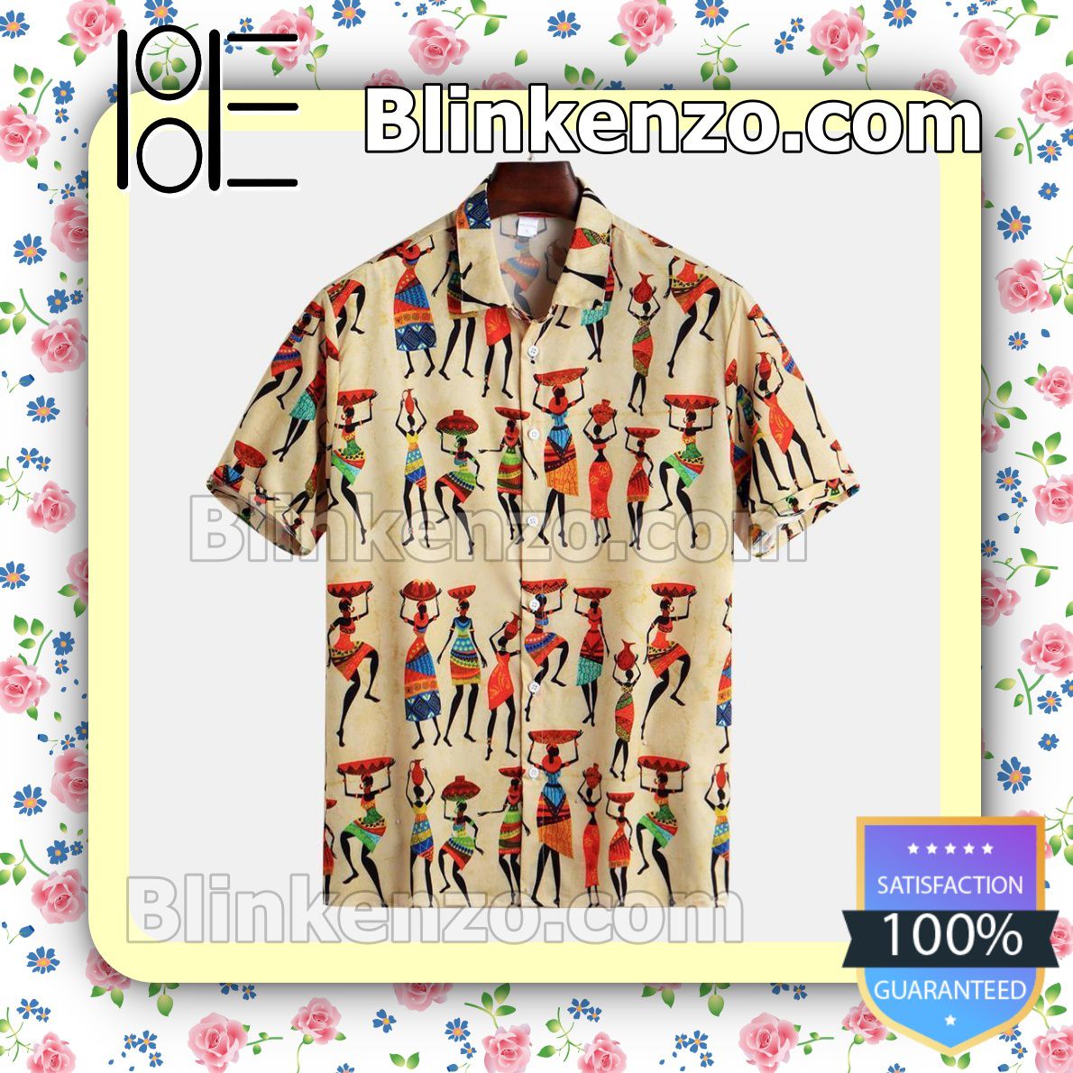 Girls With Simple Beauty Bowl Vase Ethnic Style Dance Funny Summer Shirts