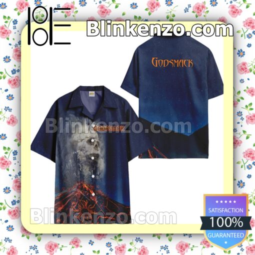 Godsmack Logo Summer Hawaiian Shirt b