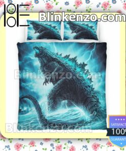 Godzilla Queen King Quilt Blanket Set