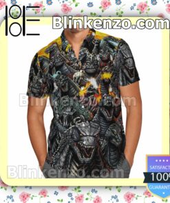 Godzilla World Fashion Summer Shirts a