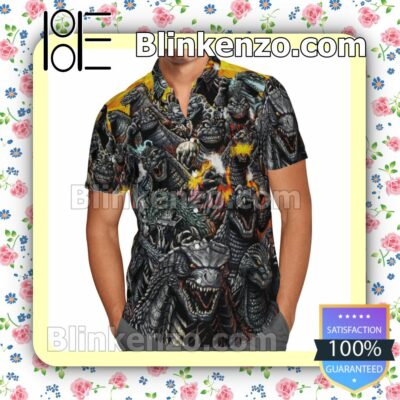 Godzilla World Fashion Summer Shirts a