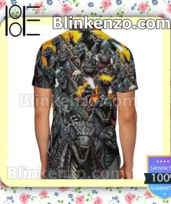 Godzilla World Fashion Summer Shirts b