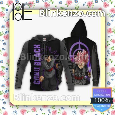 Goku Black Rose Dragon Ball Anime Personalized T-shirt, Hoodie, Long Sleeve, Bomber Jacket