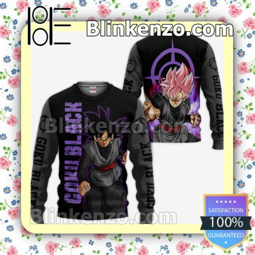 Goku Black Rose Dragon Ball Anime Personalized T-shirt, Hoodie, Long Sleeve, Bomber Jacket a