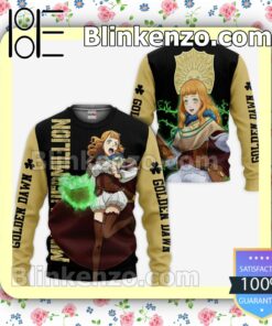 Golden Dawn Mimosa Vermillion Black Clover Anime Personalized T-shirt, Hoodie, Long Sleeve, Bomber Jacket a