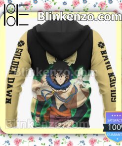 Golden Dawn Yuno Black Clover Anime Personalized T-shirt, Hoodie, Long Sleeve, Bomber Jacket x