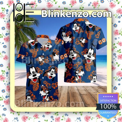 Goofy Costume Disney Summer Hawaiian Shirt, Mens Shorts