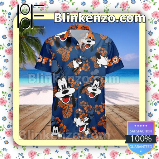 Goofy Costume Disney Summer Hawaiian Shirt, Mens Shorts a