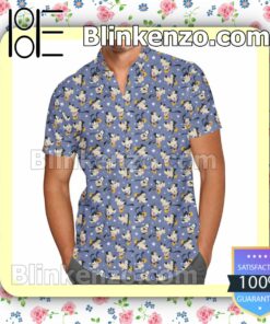 Goofy Dog Emotions Disney Cartoon Graphics Summer Hawaiian Shirt, Mens Shorts