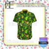 Grass Type Pokemon Floral Pattern Green Summer Hawaiian Shirt