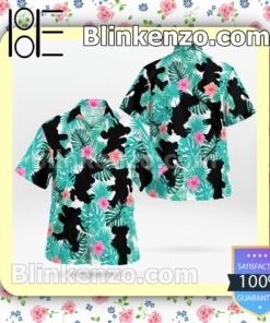 Grateful Dead Dancing Bears Silhouette Tropical Summer Shirts