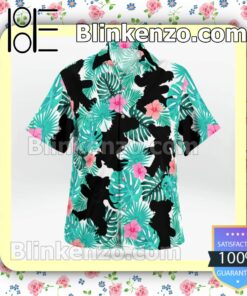Grateful Dead Dancing Bears Silhouette Tropical Summer Shirts b
