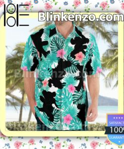 Grateful Dead Dancing Bears Silhouette Tropical Summer Shirts c