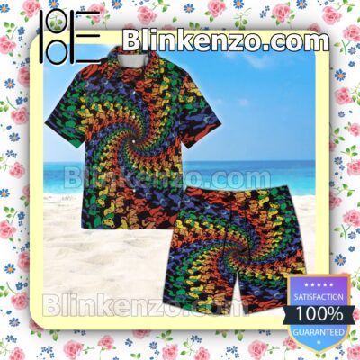 Grateful Dead Hypnotic Unisex Summer Hawaiian Shirt b