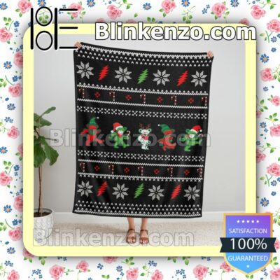 Grateful Dead Jingle Bears Christmas Customized Handmade Blankets