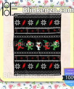 Grateful Dead Jingle Bears Christmas Customized Handmade Blankets a