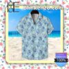 Grateful Dead Seamless Pattern Blue Summer Hawaiian Shirt