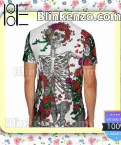 Grateful Dead Skull Rose Summer Shirts b
