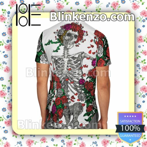 Grateful Dead Skull Rose Summer Shirts b
