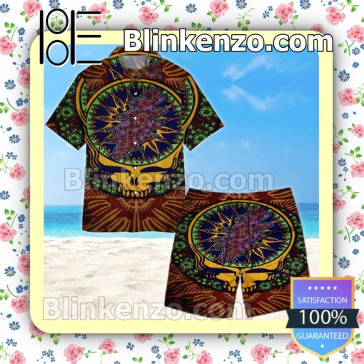 Grateful Dead  Summer Hawaiian Shirt, Mens Shorts