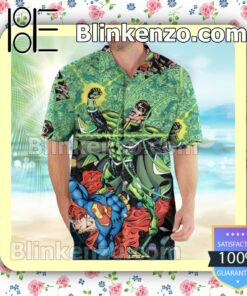 Green Lantern Zero Hour by The Great George Perez Summer Hawaiian Shirt, Mens Shorts