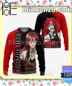 Grell Sutcliff Black Butler Anime Personalized T-shirt, Hoodie, Long Sleeve, Bomber Jacket a
