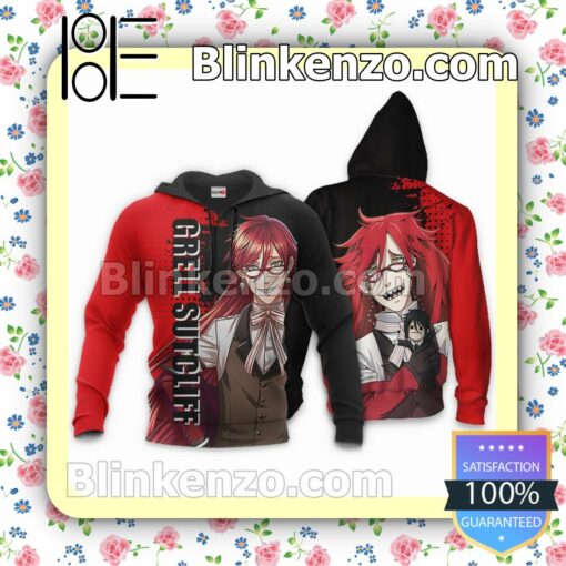Grell Sutcliff Black Butler Anime Personalized T-shirt, Hoodie, Long Sleeve, Bomber Jacket b