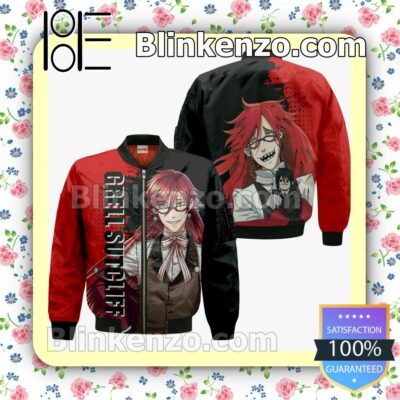 Grell Sutcliff Black Butler Anime Personalized T-shirt, Hoodie, Long Sleeve, Bomber Jacket c