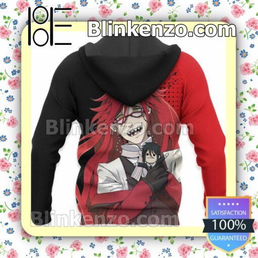 Grell Sutcliff Black Butler Anime Personalized T-shirt, Hoodie, Long Sleeve, Bomber Jacket x