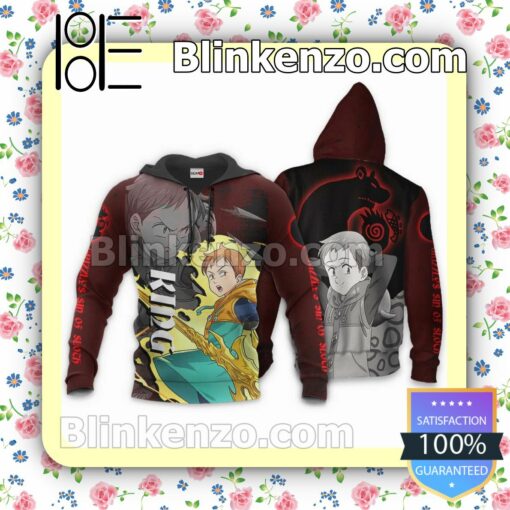 Grizzly's Sin of Sloth King Seven Deadly Sins Anime Personalized T-shirt, Hoodie, Long Sleeve, Bomber Jacket b