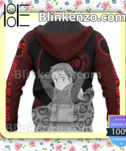 Grizzly's Sin of Sloth King Seven Deadly Sins Anime Personalized T-shirt, Hoodie, Long Sleeve, Bomber Jacket x