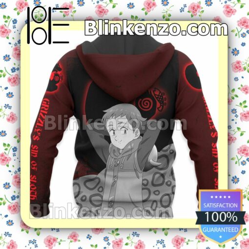 Grizzly's Sin of Sloth King Seven Deadly Sins Anime Personalized T-shirt, Hoodie, Long Sleeve, Bomber Jacket x