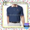 Gucci Bee Blue Monogram Embroidered Polo Shirts