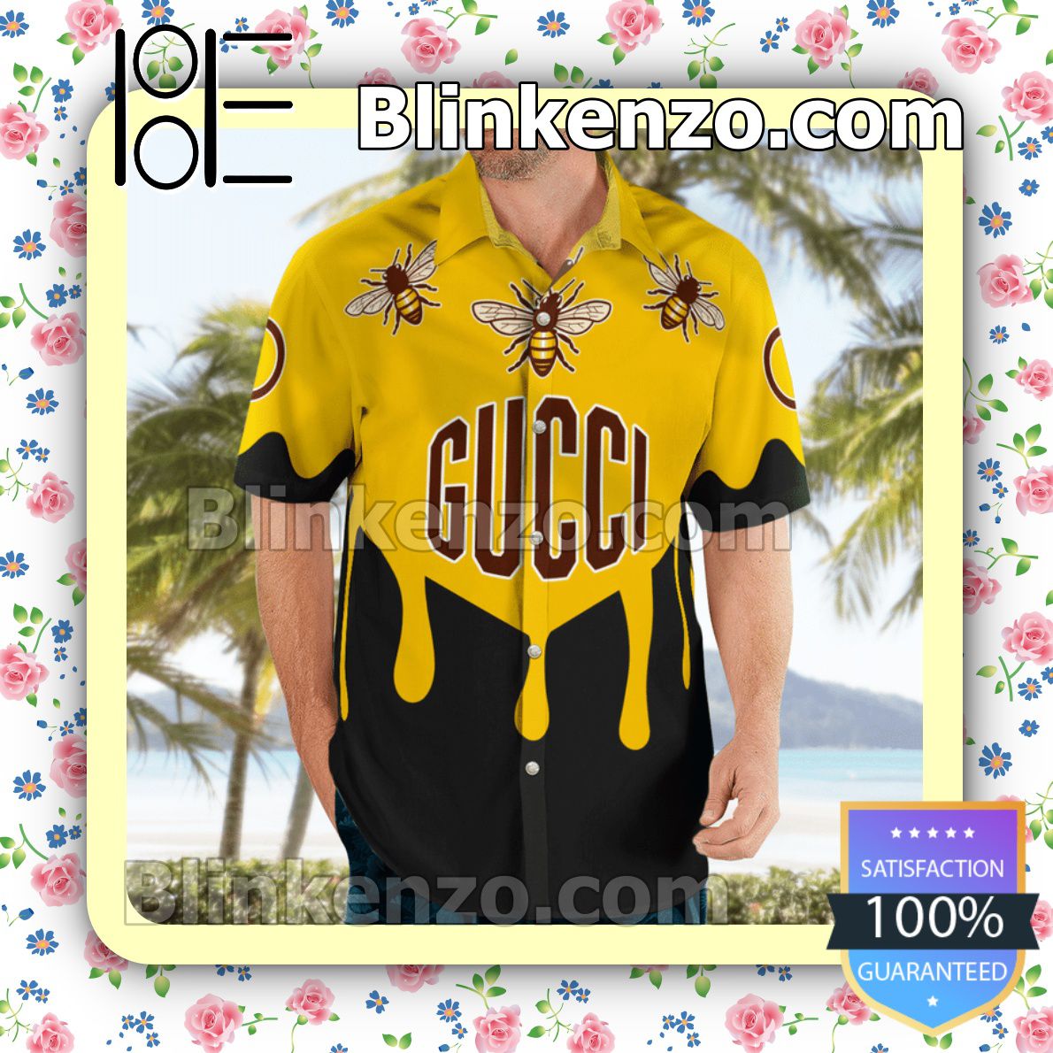 Louis Vuitton Monogram Black Mix Gold Luxury Beach Shirts, Swim Trunks -  Blinkenzo