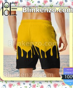 Gucci Bee Yellow Mix Black Luxury Beach Shirts, Swim Trunks x