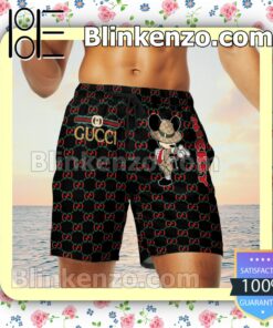 Gucci GG Mickey Mouse Luxury Beach Shirts, Swim Trunks c