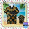 Gucci Hibiscus Tropical Pattern Black Summer Shirt