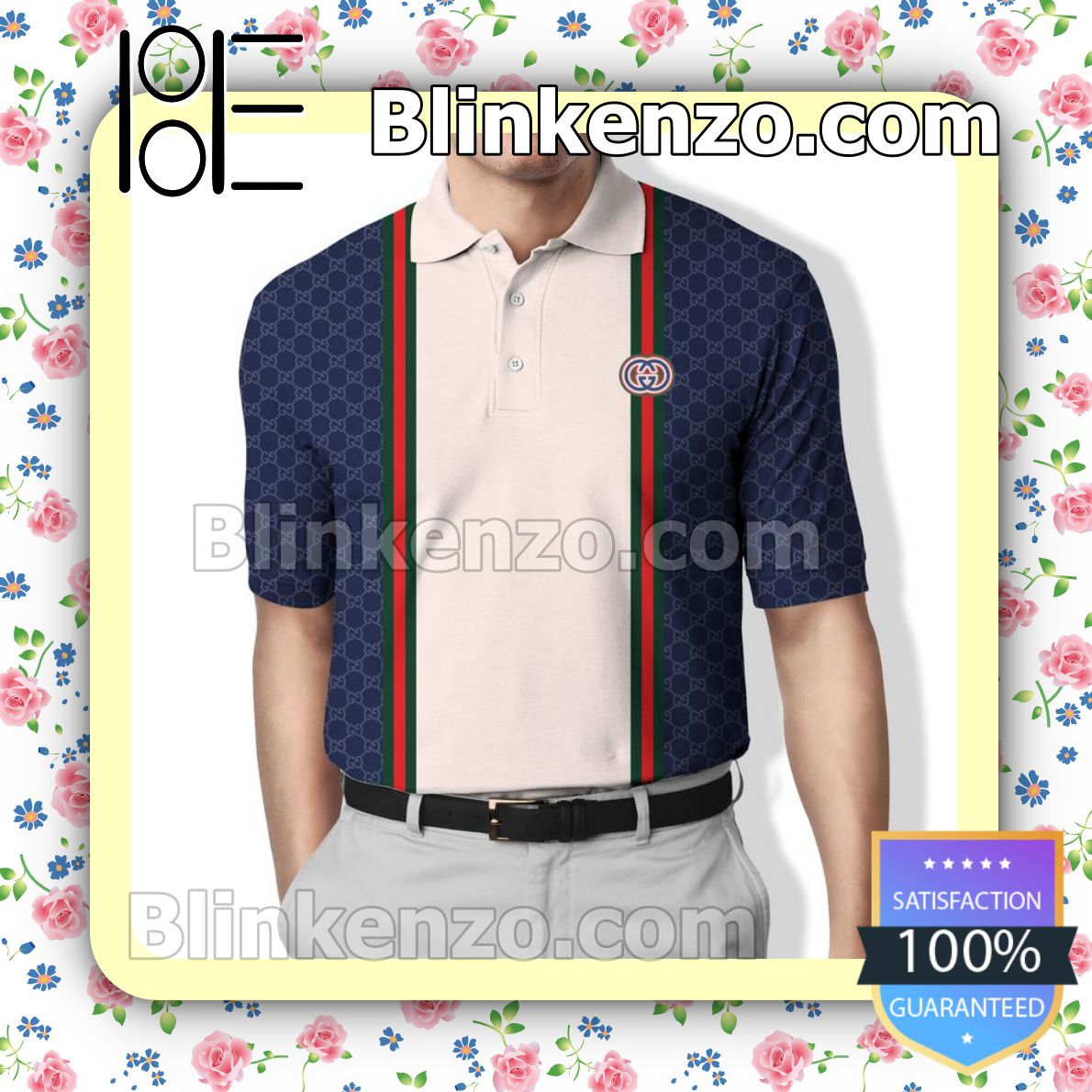 Gucci Luxury Multicolor Embroidered Polo Shirts
