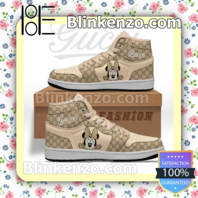 Gucci Minnie Mouse Air Jordan 1 Mid Shoes