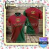 Gucci Red And Green Basic Color Embroidered Polo Shirts