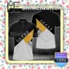 Gucci Text Color Mix Black White And Yellow Embroidered Polo Shirts